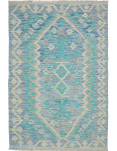 Hand Made Rug Kilim Afghanistan 102x152 Blue Tu