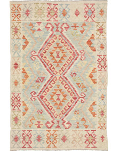 Hand Made Rug Kilim Afghanistan 97x148 Red Oran