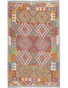 Hand Made Rug Kilim Afghanistan 124x204 Orange
