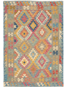 Hand Made Rug Kilim Afghanistan 126x180 Multico
