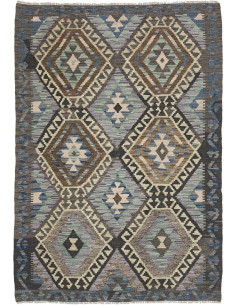 Tappeto Originale Kilim Afghanistan 122x175 Gri