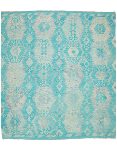 Hand Made Rug Kilim Afghanistan 253x284 Turquoi