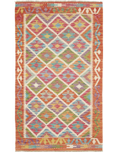 Hand Made Rug Kilim Afghanistan 100x174 Orange