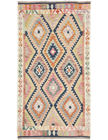 Hand Made Rug Kilim Afghanistan 100x189 Navy Bl