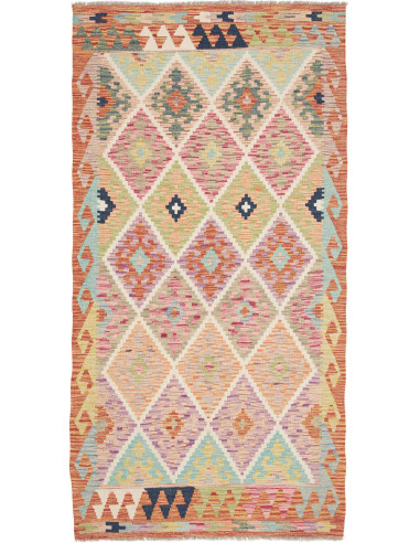 Tappeto Originale Kilim Afghanistan 105x204 Mul
