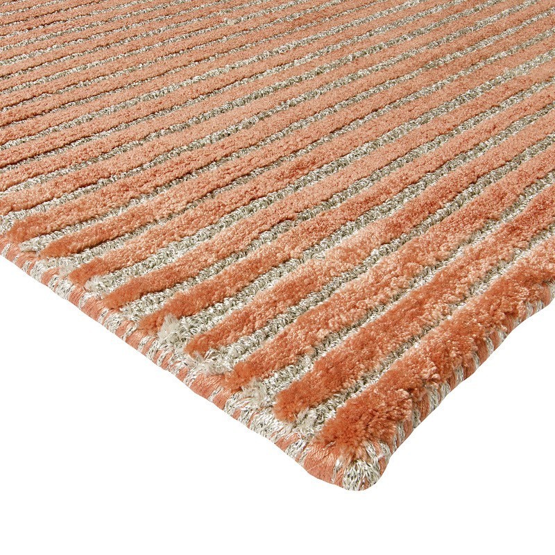 tappeto moderno Sitap Angels Grey Rust Seta