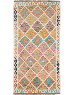 Kilim 99x199 Cm Kilim Afghanistan Lana Cardata A Mano