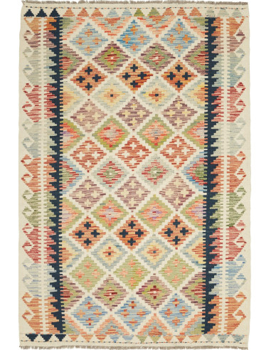 Kilim 122x184 Cm Kilim Afghanistan Hand-carded Wool
