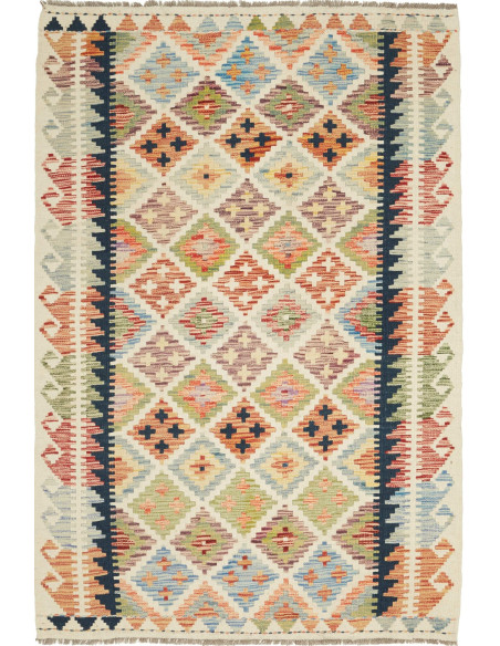 Kilim 122x184 Cm Kilim Afghanistan Hand-carded Wool