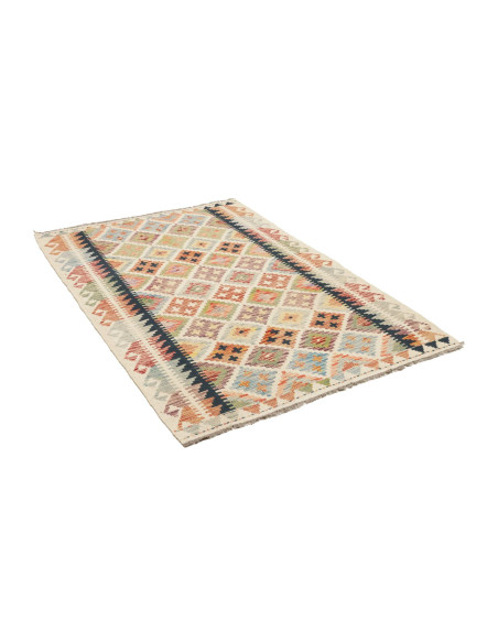 Kilim 122x184 Cm Kilim Afghanistan Lana Cardata A Mano