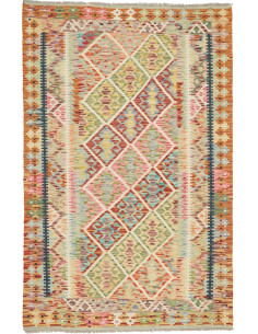Kilim 121x186 Cm Kilim, Afghanistan, Lana Cardata A Mano