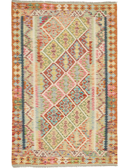 Kilim 121x186 Cm Kilim, Afghanistan, Hand-carded Wool