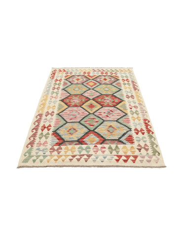 Kilim 129x181 Cm Kilim, Afghanistan, Hand-carded Wool,