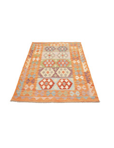 Kilim 124x183 Cm Kilim, Afghanistan, Lana Cardata A Mano, 2