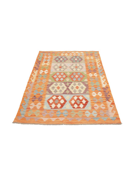 Kilim 124x183 Cm Kilim, Afghanistan, Lana Cardata A Mano,