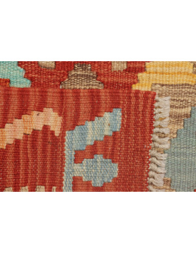Kilim 213x303 Cm Kilim Afgano, Lana Cardata A Mano ordito: