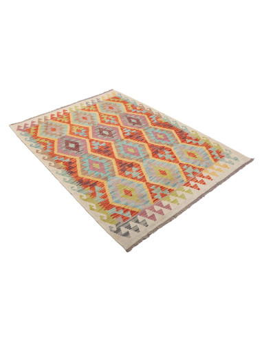 Kilim 127x173 Cm Kilim, Afghanistan, Lana Cardata A Mano,