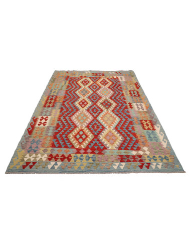 Kilim 170x241 Cm Kilim, Afghanistan, Hand-carded Wool warp: