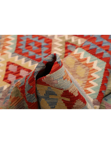 Kilim 170x241 Cm Kilim, Afghanistan, Hand-carded Wool warp: