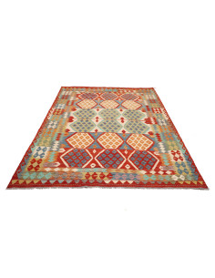 Kilim 177x238 Cm Kilim Afghanistan Lana Cardata A Mano 2