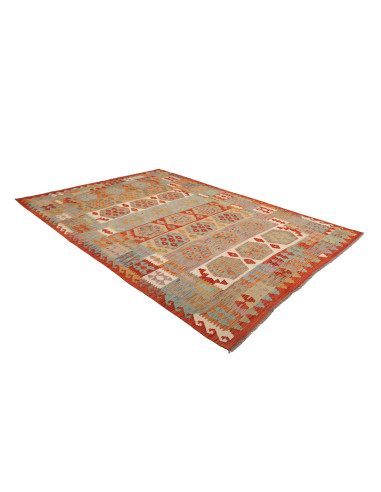 Kilim 199x294 Cm Kilim, Afghanistan, Hand-carded Wool warp: