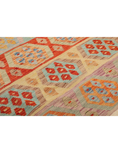 Kilim 199x294 Cm Kilim, Afghanistan, Hand-carded Wool warp: