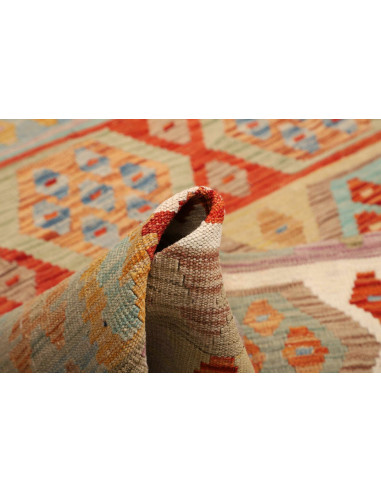 Kilim 199x294 Cm Kilim, Afghanistan, Hand-carded Wool warp: