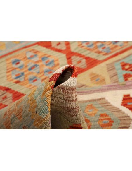Kilim 199x294 Cm Kilim, Afghanistan, Hand-carded Wool warp: