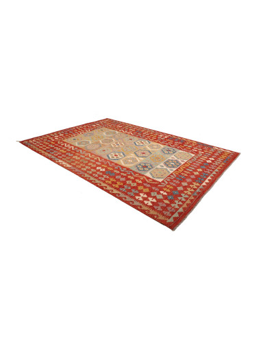 Kilim 197x304 Cm Kilim, Afghanistan, Lana Cardata A Mano