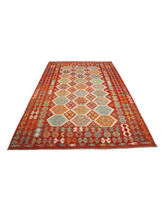 Kilim 201x297 Cm Kilim, Afghanistan, Lana Cardata A Mano 2