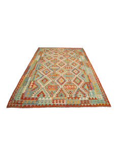 Kilim 204x294 Cm Kilim Afghanistan, Lana Cardata A Mano 2