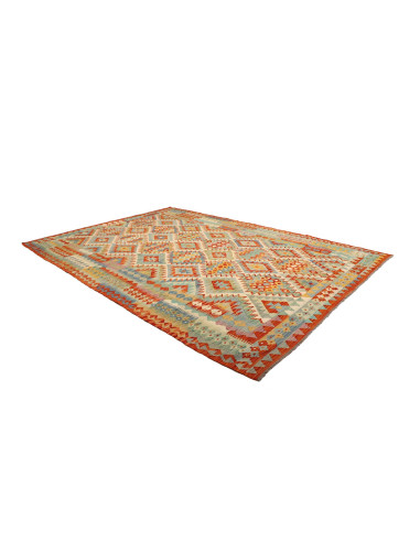 Kilim 204x294 Cm Kilim Afghanistan, Lana Cardata A Mano