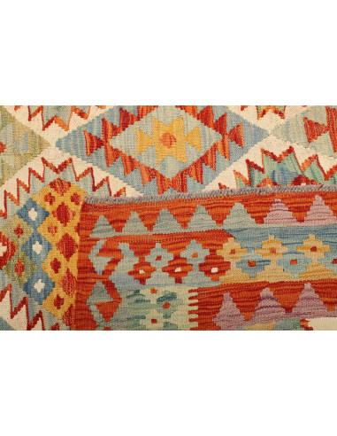 Kilim 204x294 Cm Kilim Afghanistan, Lana Cardata A Mano