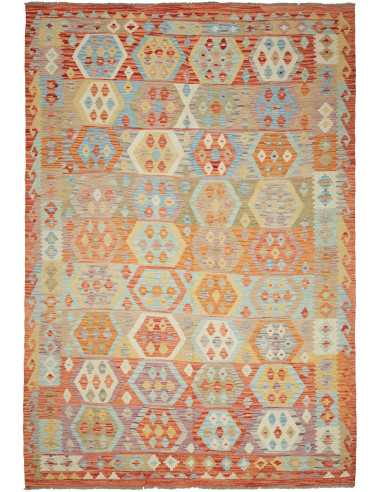 Kilim 200x300 Cm Kilim Afghanistan, Lana Cardata A Mano