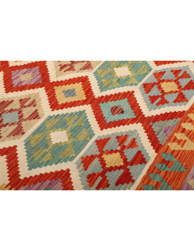 Kilim 201x288 Cm Kilim Afghanistan, Hand-carded Wool,