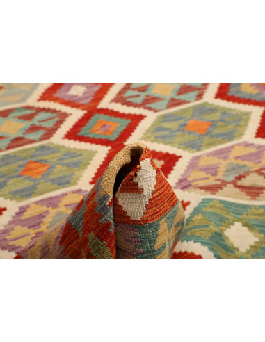 Kilim 201x288 Cm Kilim Afghanistan, Lana Cardata A Mano,