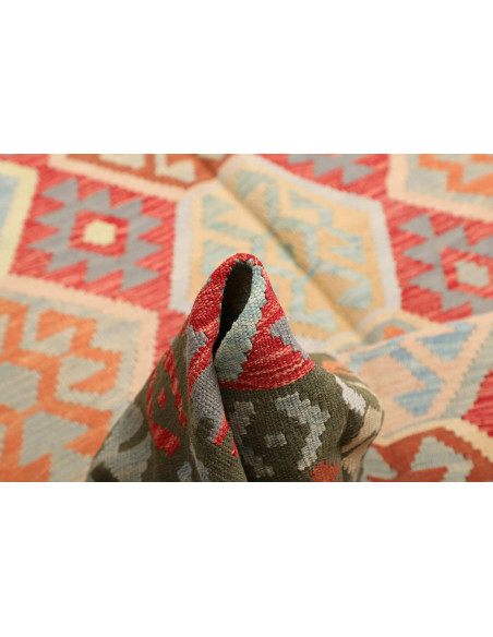 Kilim 198x302 Cm Kilim, Afghanistan, Lana Cardata A Mano