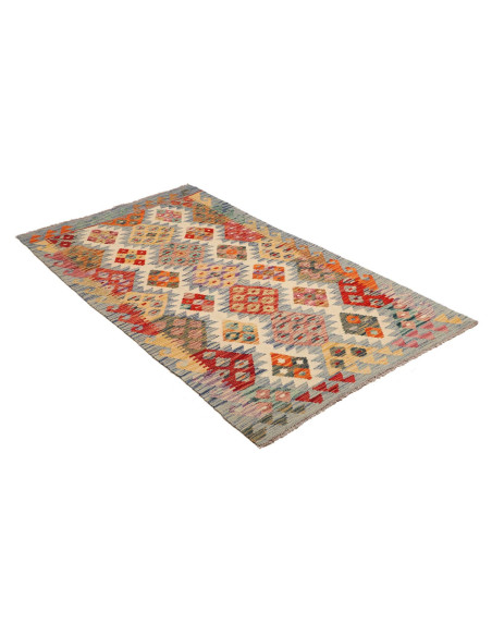 Kilim 102x189 Cm Kilim, Afghanistan, Hand-carded Wool On