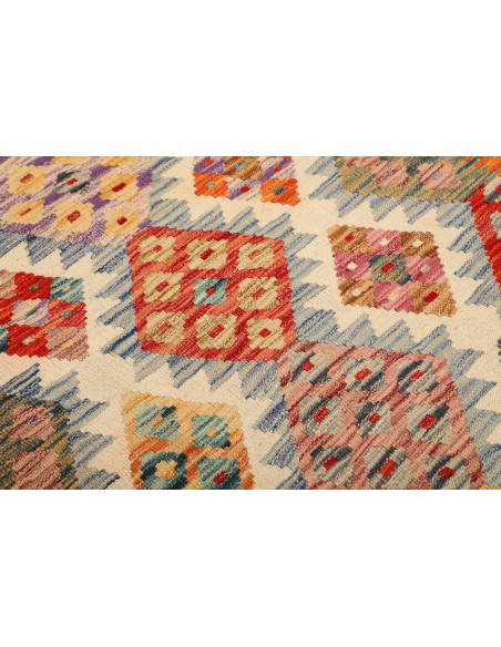 Kilim 102x189 Cm Kilim, Afghanistan, Hand-carded Wool On