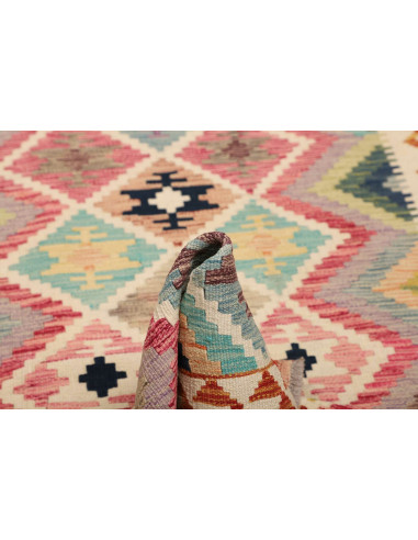 Kilim 101x202 Cm Kilim Afghanistan Hand-carded Wool warp: