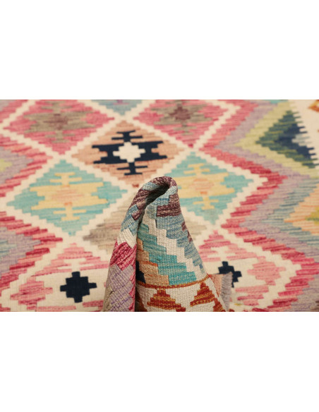 Kilim 101x202 Cm Kilim Afghanistan Hand-carded Wool warp: