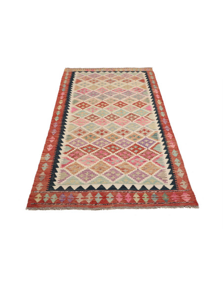 Kilim 105x203 Cm Kilim Afghanistan Hand-carded Wool 0.3 Cm