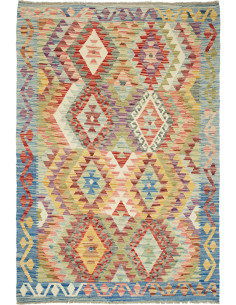 Kilim 125x182 Cm Kilim Afghanistan Hand-carded Wool warp: