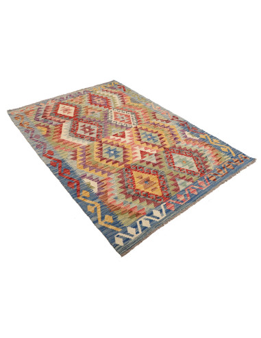 Kilim 125x182 Cm Kilim Afghanistan Lana Cardata A Mano