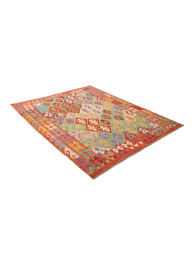 Kilim 150x193 Cm Kilim, Afghanistan, Hand-carded Wool