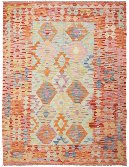 Kilim 148x192 Cm Kilim Afghanistan Hand-carded Wool warp: