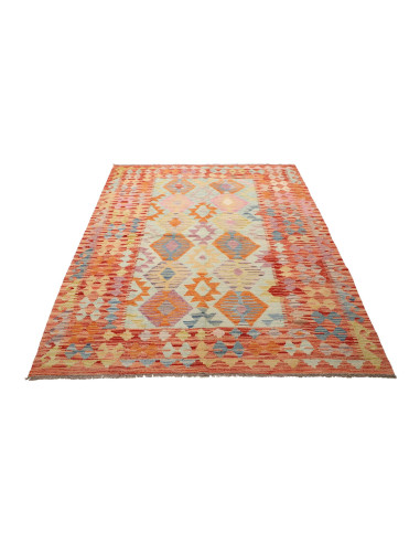 Kilim 148x192 Cm Kilim Afghanistan Hand-carded Wool warp: