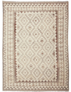 Kilim 154x210 Cm Kilim, Afghanistan, Hand-carded Wool warp: