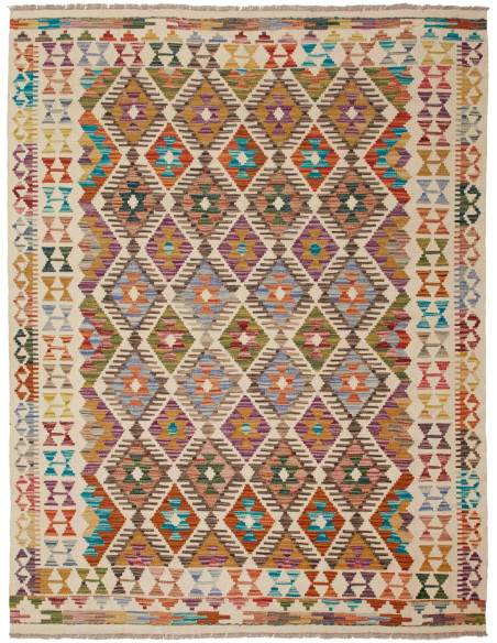 Kilim 150x196 Cm Kilim, Afghanistan, Hand-carded Wool warp:
