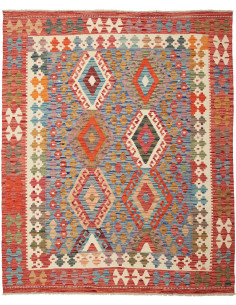 Kilim 156x192 Cm Kilim - Afghanistan - Lana Cardata A Mano